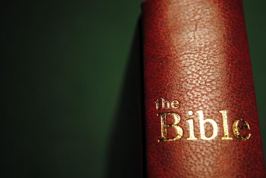 Photograph of a Bible